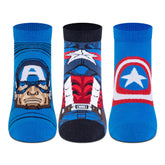 Marvel Captain America Low-Cut Socks - Men (Pack of 3)